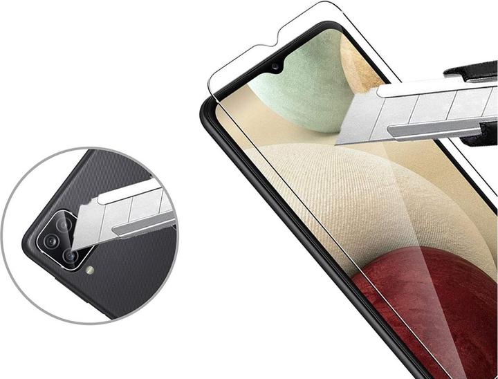 Produktbild Screenguard Samsung Galaxy A12 Panzerglas Schutzfolie Case Friendly Design (1 Stück, Samsung Galaxy A12)