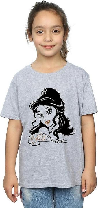 Beauty And The Beast Girls Belle Sparkle T-Shirt (116)