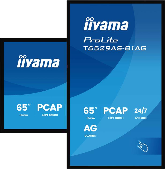 Produktbild iiyama LFD ProLite T6529AS-B1AG (3840 x 2160 Pixel, 64.50")