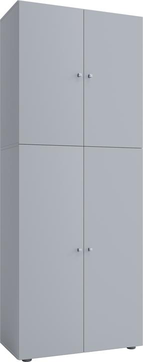 Produktbild VCM Holz Besen Putzschrank Lona mit Drehtüren (70 x 37 cm)