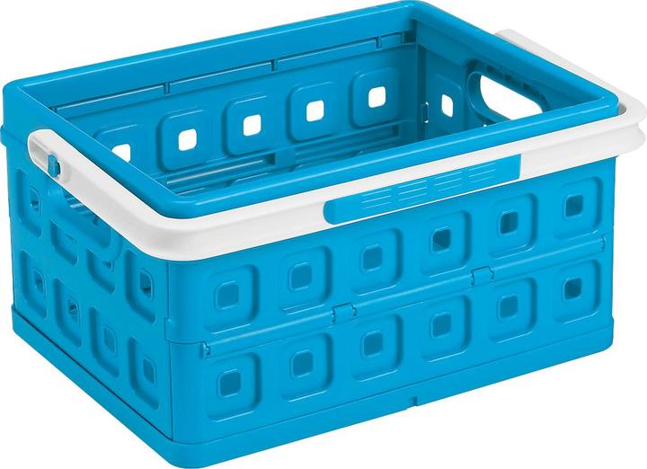 Actual product image Sunware Folding box Square, capacity 24 liters, with handle, for heavy foodstuffs (24 l)