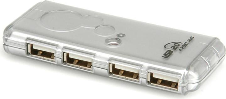 Produktbild Value USB 2.0 Notebook Hub, 4 Ports, ohne Netzteil (USB-A, 4 Ports)