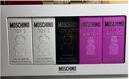 Immagine prodotto Moschino Toy Miniature Collection Unisex 5 Piece Splash Gift Set - New in Box (Set profumo)