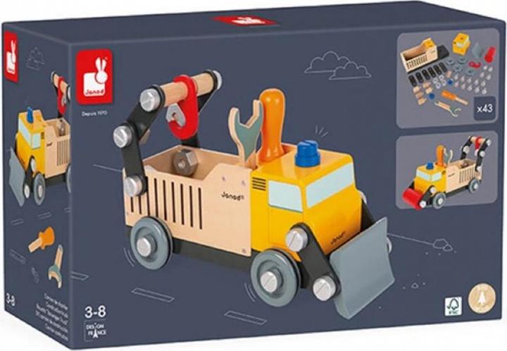 Actual product image Janod Brico'Kids Konstruktions Truck