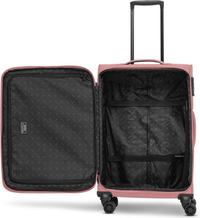 Actual product image Redolz Essentials 12 THREE SET 4-wheel suitcase set, 3-piece, with stretch fold (201 l, XL (from 140l))