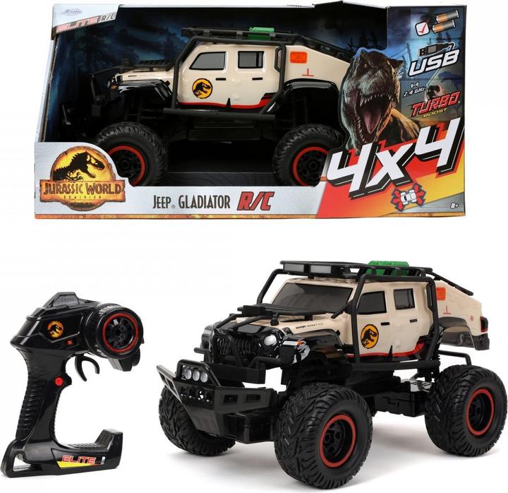 Produktbild Jada Jurassic World RC 4x4 Jeep Gladiator1:12