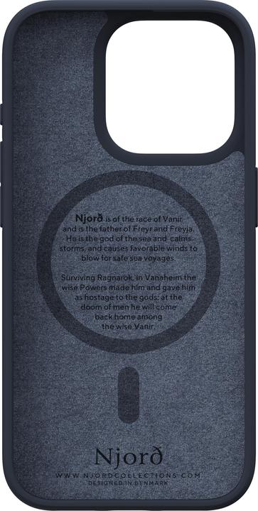 Immagine prodotto Njord Custodia rigida per Magsafe in pelle Salm.Leather Nero (Apple iPhone 15 Pro)