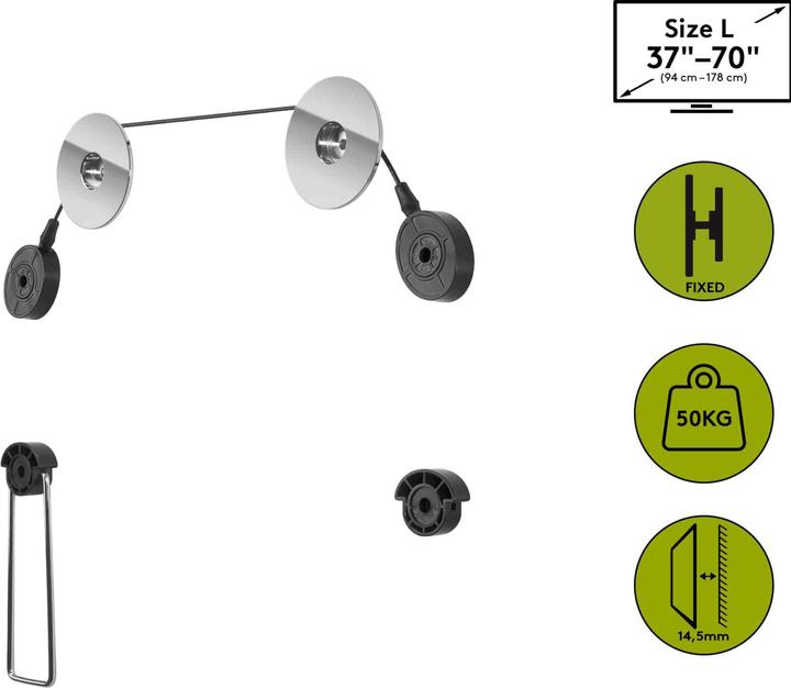 Image du produit Goobay EasyMount (Mur, 70", 50 kg)