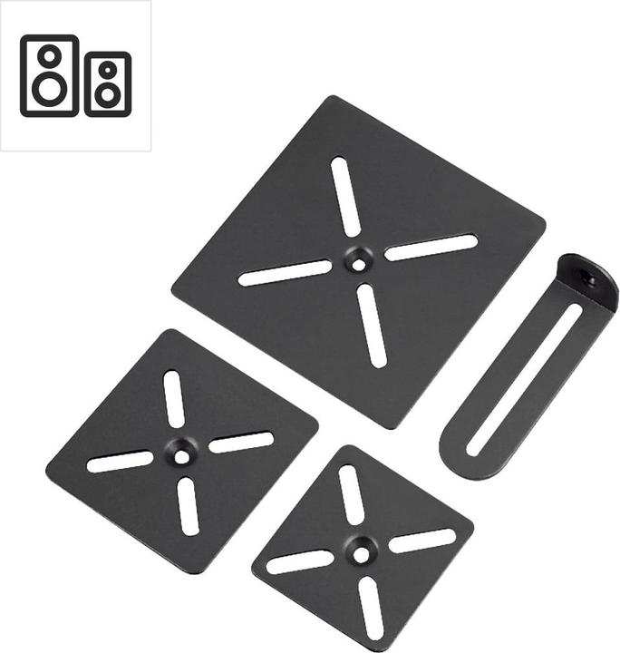 Actual product image Hama Speaker Stand (1 pair, Stand, Height-adjustable)