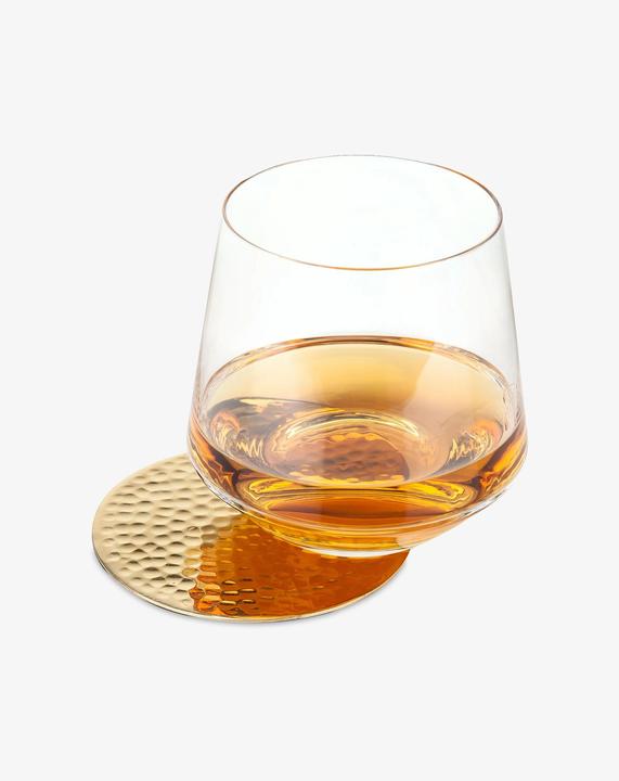 Image du produit Viski Lot de 4 dessous de verre dor??e (4 x, Dessous de verre)