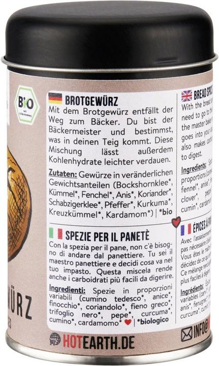 Produktbild Hot Earth Brotgewürz (60 g)