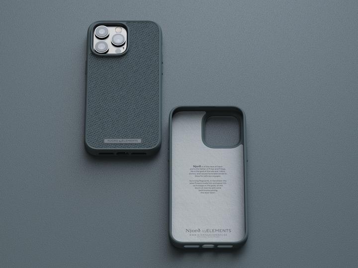 Actual product image Njord Hard Cover Tonal Case Dark Grey (Apple iPhone 14 Pro Max)