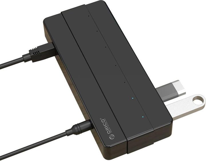 Produktbild Orico Converter Hub H7928-U3-V1 7x USB-A 3.0 - black (7 Ports)