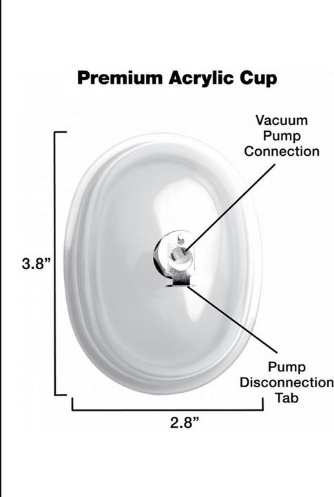 Actual product image Bijoux Indiscrets Small Vaginal Pumping Cup Attachment