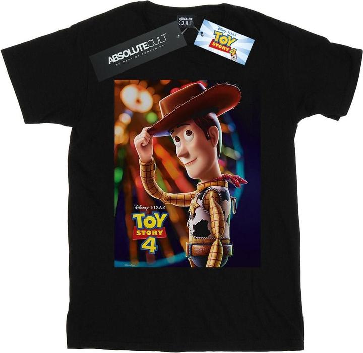 Disney Toy Story 4 Woody Poster TShirt (3XL)