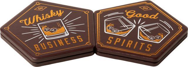 Produktbild Gentlemen's Hardware Untersetzer Whisky /Set à 4 (4 x, Glasuntersetzer)
