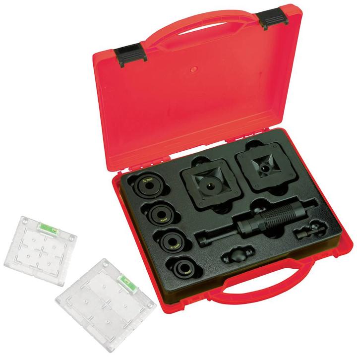 Actual product image Toolcraft TO-9610284 Stanzeinsätze Stanzformen: Ø22-34,3mm (Rundes Loch), Quadr