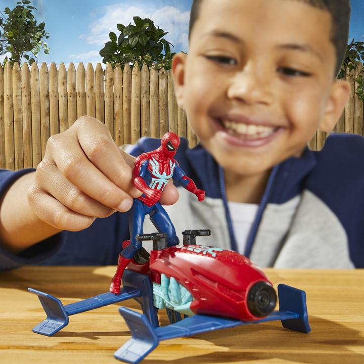 Actual product image Spiderman SPIDER-MAN playset Web splashers vehicle