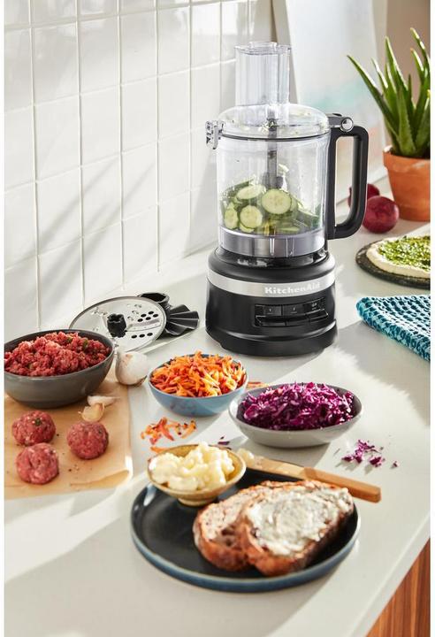 Produktbild KitchenAid 5KFP0921EBM Mat Zwart (2100 ml, 250 W)