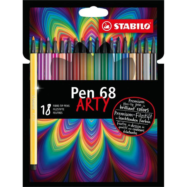 Image du produit STABILO Pen 68 Arty (Trié, 18 x)