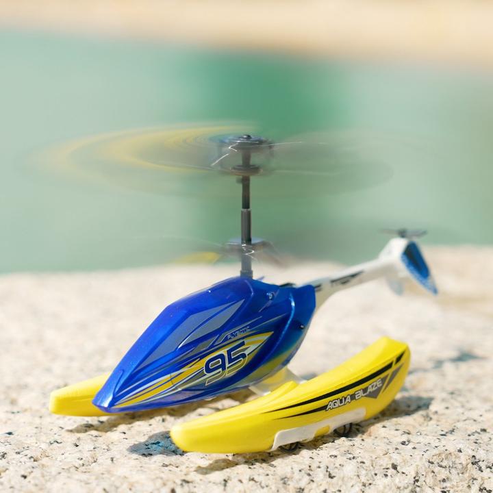 Actual product image Silverlit Aqua Blaze helicopter