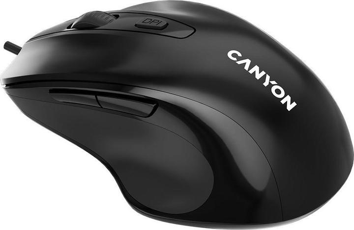 Produktbild Canyon Computer mouse mouse M-6 Wired Black (Kabellos)