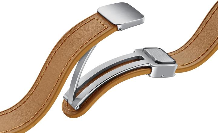 Actual product image Samsung D-Buckle Hybrid Eco Leather Strap (20 mm, Faux leather, Eco-Composite)