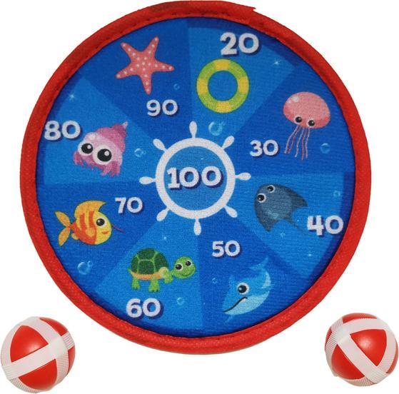 Productafbeelding Dartbord met klittenband, kleine onderwaterwereld