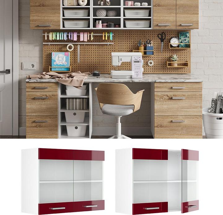 Actual product image Vicco Hängeschrank R-Line (80 x 31 x 60 cm)
