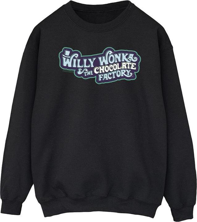 Willy Wonka & the Chocolate Factory Chocolate Factory Logo Sweatshirt (XXL)