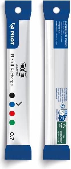 Produktbild Pilot FriXion Ball Zone Refill 0.7 (Ersatzmine, Blau, 0.35 mm)