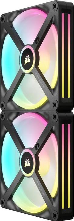 Image du produit Corsair Ventilateur iCUE LINK QX140 RGB 140 mm PWM (noir, kit de démarrage) (140 mm, 2 x)