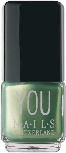 You Nails nail varnish (Light Green Metalic, Colour paint)