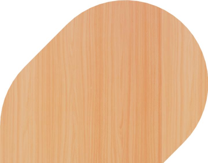 Produktbild Hammerbacher Anbautisch m.STF/Kons. 80x103cm Buche/Weiss