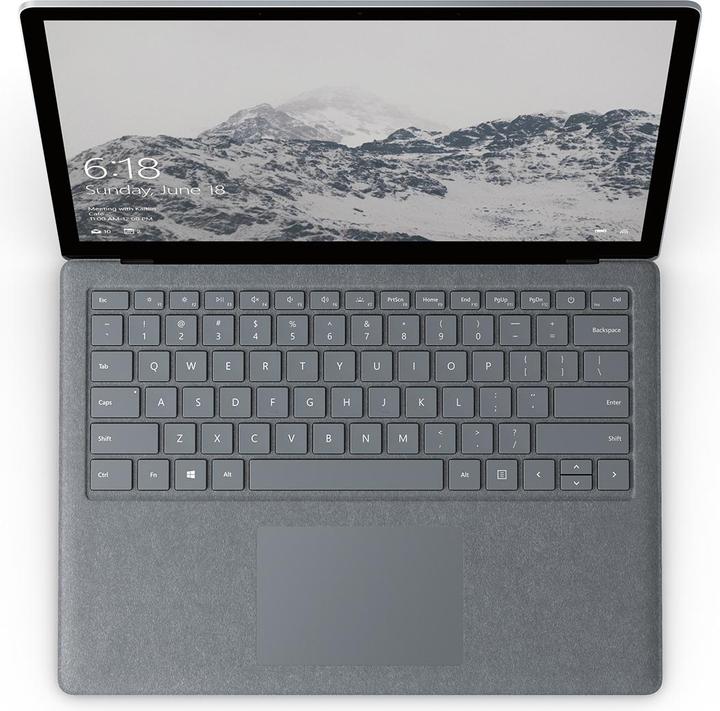 Produktbild Microsoft Surface Laptop, Platinum, 256GB SSD (13.50", Intel Core i7-7660U, 8 GB, 256 GB, CH)