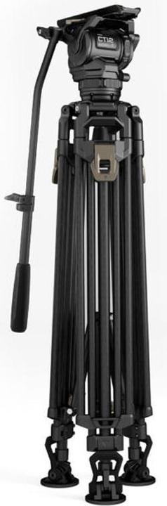 Actual product image Tilta CT12 Cine Fluid Head 75 mm, 2-Stage Carbon Fibre Tripod (Metal, Carbon)