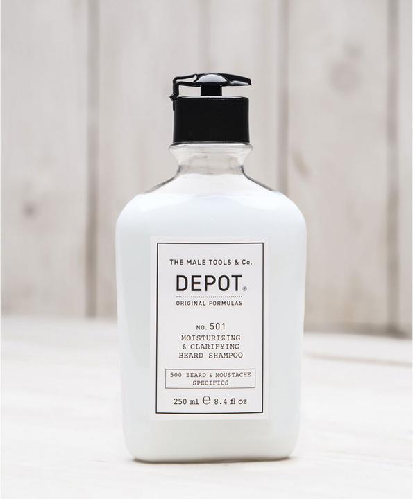 Image du produit Depot - No. 501 Shampooing hydratant et clarifiant pour barbe 250 ml (250 ml, Shampoing liquide)