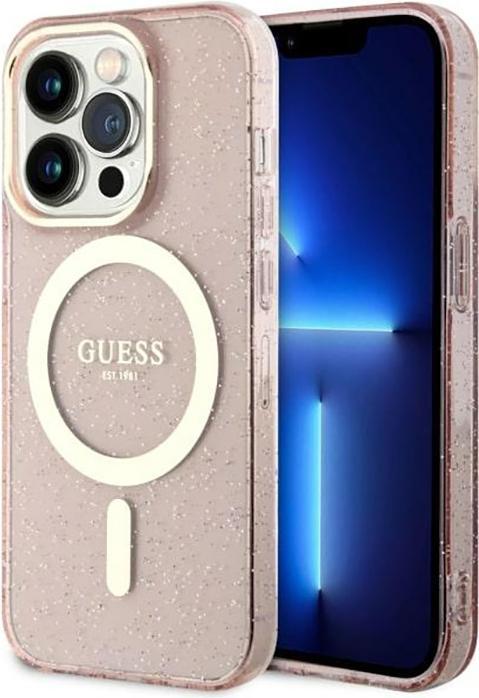 Image du produit Guess iPhone 14 Pro 6.1 hardcase paillettes or MagSafe (Apple iPhone 14 Pro)