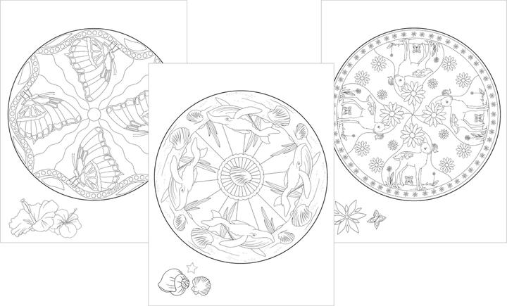 Image du produit Bloc de mandalas pour la maternelle et le jardin d'enfants