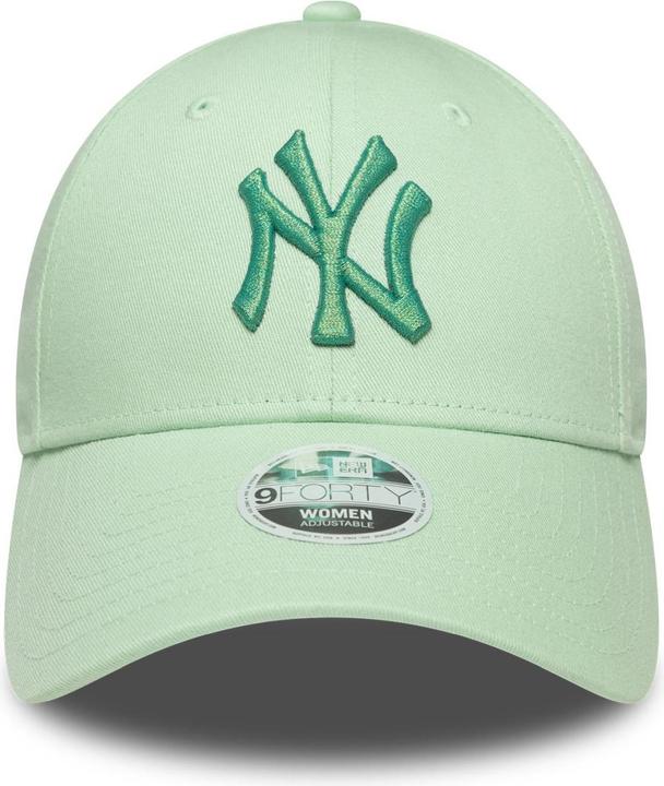 Actual product image New Era 9Forty Damen Cap - Metallic New York Yankees Grün