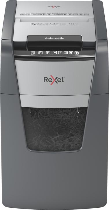 Rexel Destructeur de documents Optimum AutoFeed+ 150M Micro cut 2 x 15 mm 44 l Nombre de feuilles (max.) (Micro-coupe)