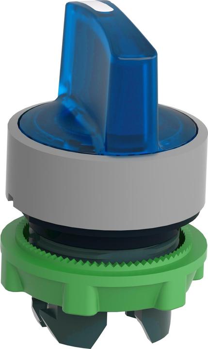 Actual product image Schneider Electric Illuminated selector switch, front, plastic, ZB5AK1563C0