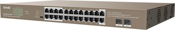 Produktbild Tenda TEG1126P-24-410W network switch Unmanaged Gigabit Ethernet (10/100/1000) Power over Ethernet (24 Ports)