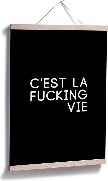 Image du produit Trenddeko C'est la fucking vie (40 x 50 cm)