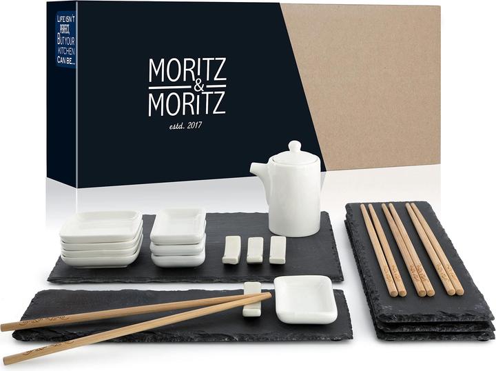 Moritz & Moritz Sushi Geschirr Set (22 Stück)