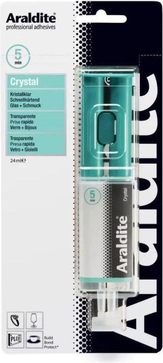 Araldite Crystal Kleber, Spritze (75 g, 24 ml)