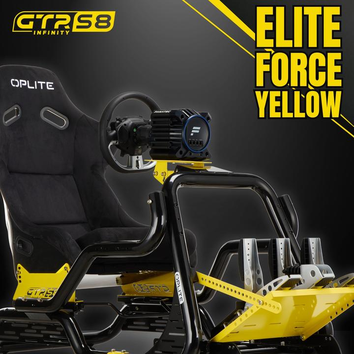 Produktbild Oplite Cockpit GTR S8 Elite Force Yellow retail (Speditionsversand)