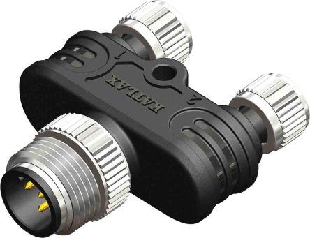 Actual product image Rs Pro Plug, M12, 1-pin, Plug, M12, 1 ports, 2-pin / socket