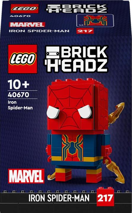 Productafbeelding LEGO BrickHeadz - Iron Spider-Man (40670, LEGO Brickheadz)