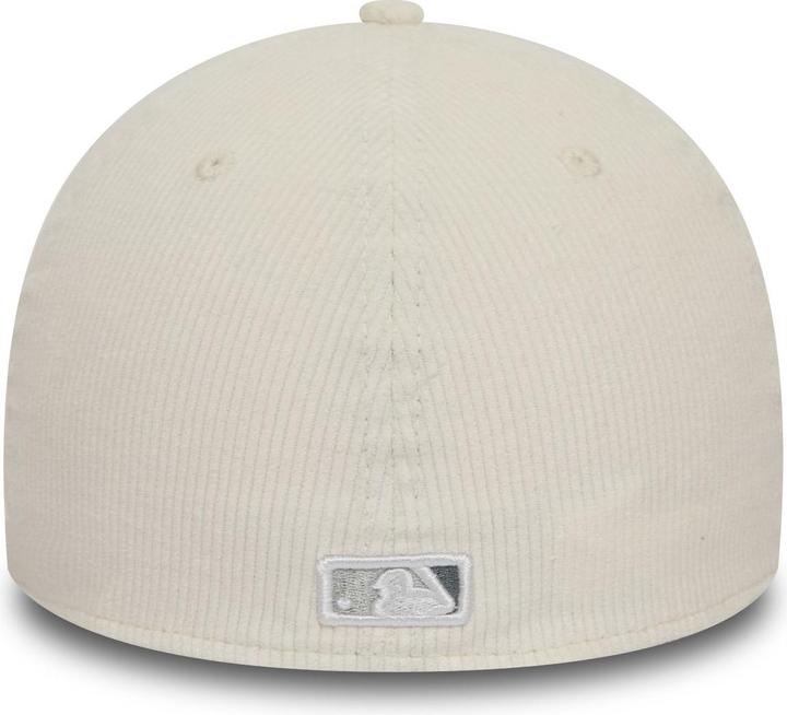 Actual product image New Era 39Thirty Stretch Cap CORD New York Yankees offwhite (M, L)
